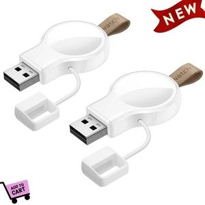Wireless Apple Watch charger 2 pack